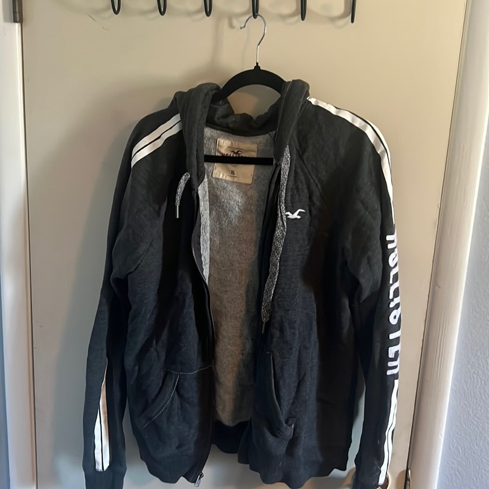 Hollister zipper hoodie